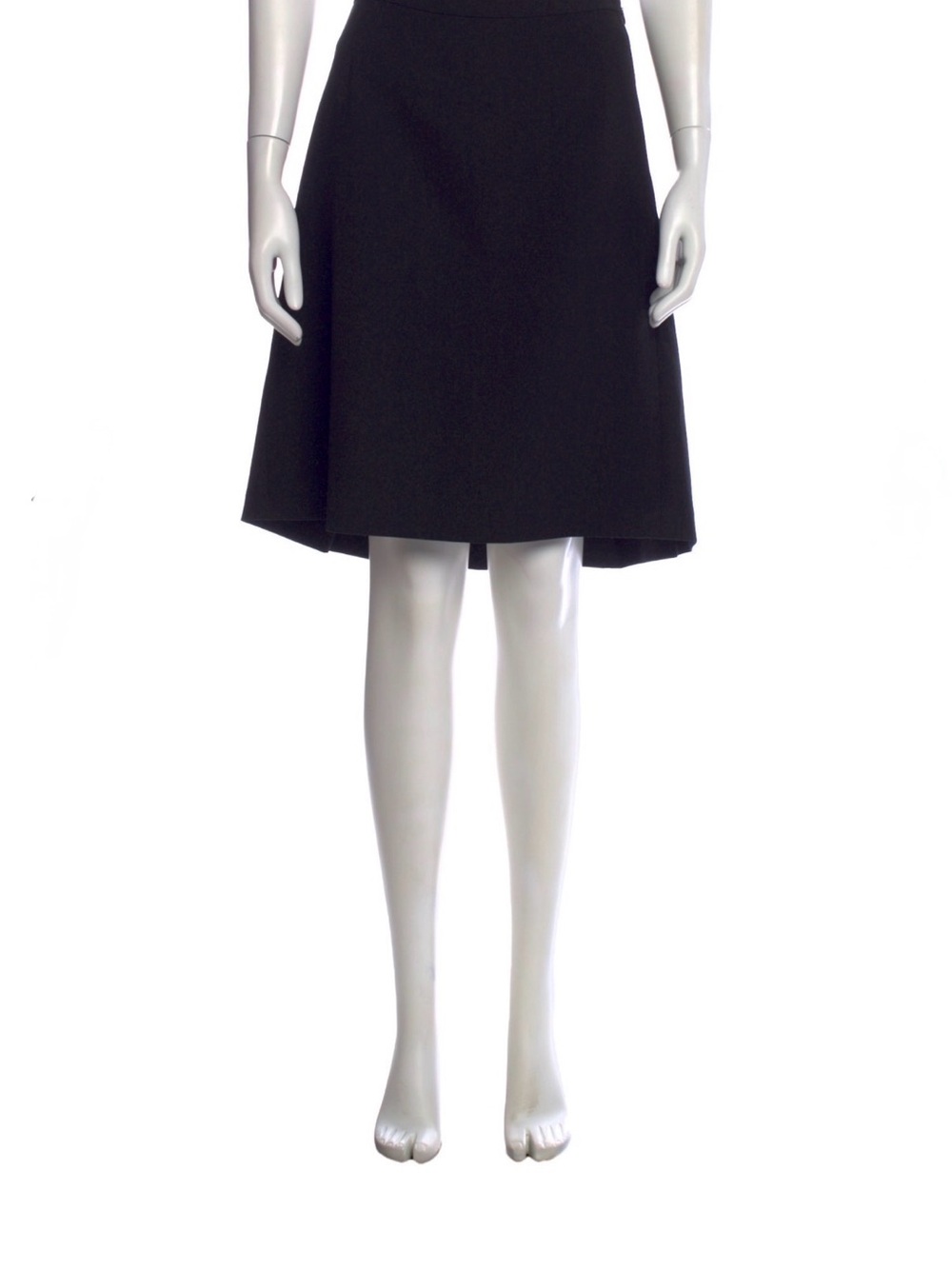 Diane Von Furstenberg Black A-Line Skirt